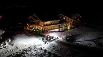 Vista exterior en verano